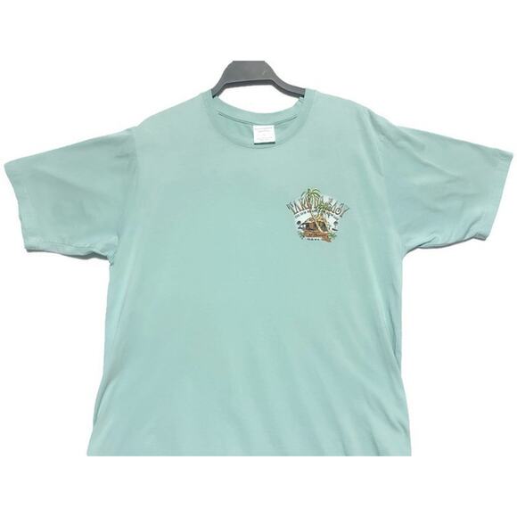Take it Easy St Thomas Virgin Islands T Shirt Teal Green Women's Size Large - Picture 7 of 7